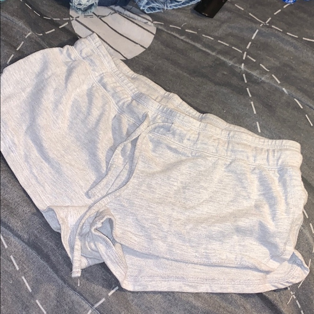 Gray booty shorts